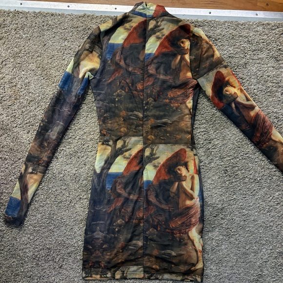 AKIRA brand Woman’s size small Watercolor painting dress Like new condition - Picture 14 of 16